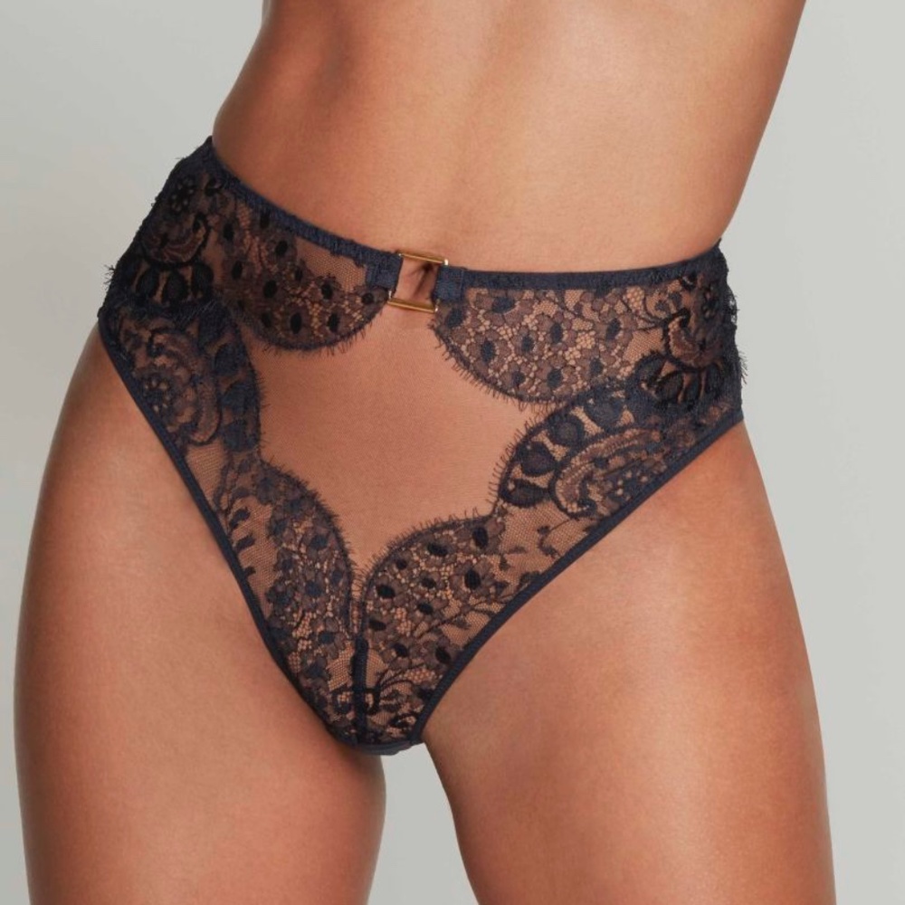 NWT Agent Provocateur ~ Violetta Navy Big Brief